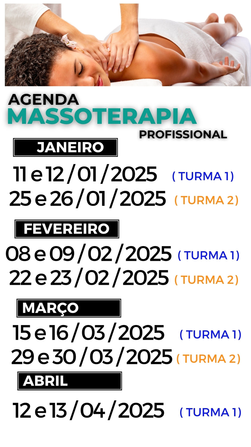 CURSO DE MASSOTERAPIA PROFISSIONAL